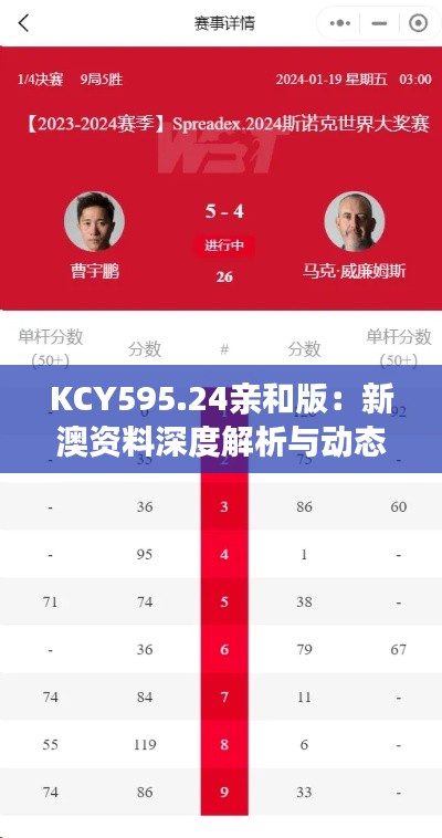 KCY595.24亲和版:新澳资料深度解析与动态词汇阐释