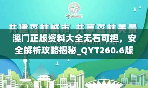 澳门正版资料大全无石可担,安全解析攻略揭秘_QYT260.6版