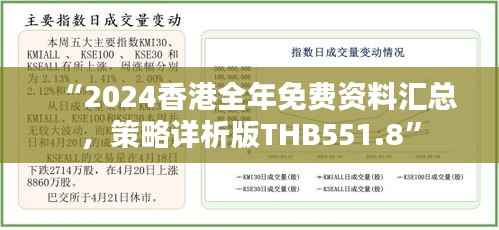 “2024香港全年免费资料汇总，策略详析版THB551.8”