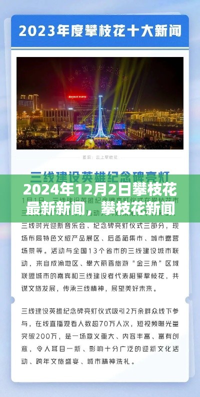 攀枝花新篇章开启,最新新闻特写报道,日期为2024年12月2日