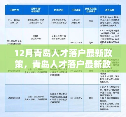 青岛人才落户最新政策解析,特性、体验、竞品对比及用户群体深度分析