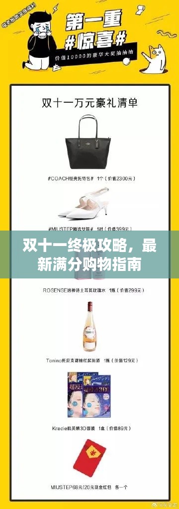 双十一终极攻略,最新满分购物指南